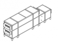 Приточно-вытяжная установка Breezart 3700 Lux RP W PB 15-380